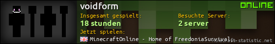 Benutzerleisten 560x90 für voidform