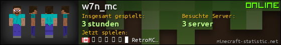 Benutzerleisten 560x90 für w7n_mc