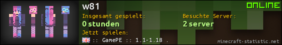 Benutzerleisten 560x90 für w81