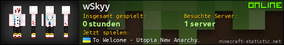 Benutzerleisten 560x90 für wSkyy