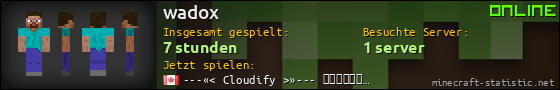 Benutzerleisten 560x90 für wadox