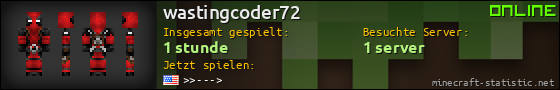 Benutzerleisten 560x90 für wastingcoder72