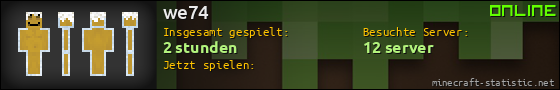 Benutzerleisten 560x90 für we74