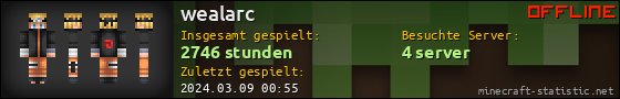 Benutzerleisten 560x90 für wealarc