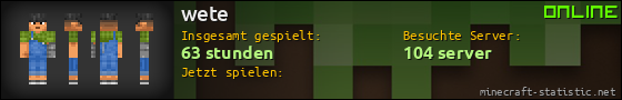 Benutzerleisten 560x90 für wete