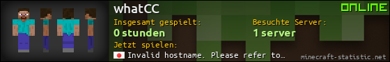 Benutzerleisten 560x90 für whatCC