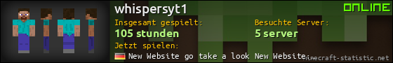 Benutzerleisten 560x90 für whispersyt1