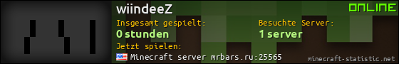 Benutzerleisten 560x90 für wiindeeZ