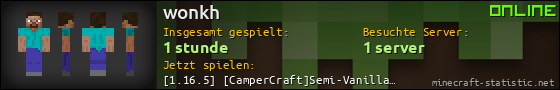 Benutzerleisten 560x90 für wonkh