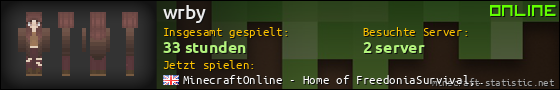 Benutzerleisten 560x90 für wrby