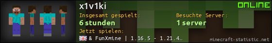 Benutzerleisten 560x90 für x1v1ki