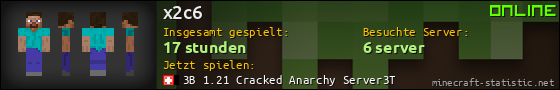 Benutzerleisten 560x90 für x2c6