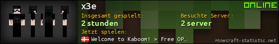 Benutzerleisten 560x90 für x3e