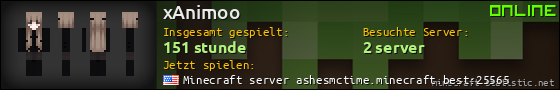 Benutzerleisten 560x90 für xAnimoo