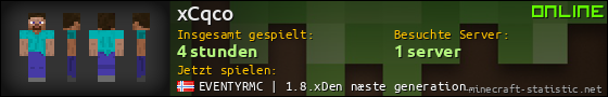 Benutzerleisten 560x90 für xCqco