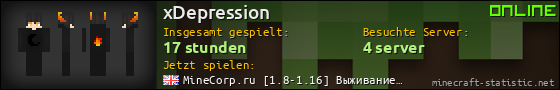 Benutzerleisten 560x90 für xDepression