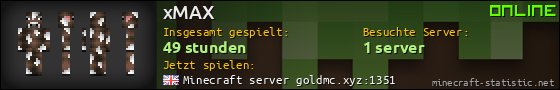 Benutzerleisten 560x90 für xMAX