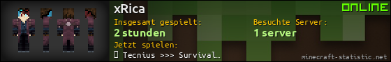 Benutzerleisten 560x90 für xRica