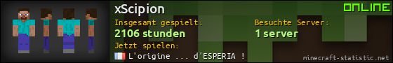 Benutzerleisten 560x90 für xScipion