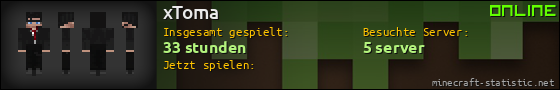 Benutzerleisten 560x90 für xToma