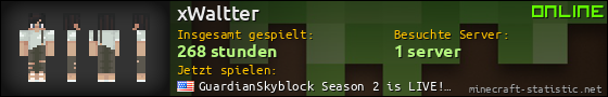 Benutzerleisten 560x90 für xWaltter