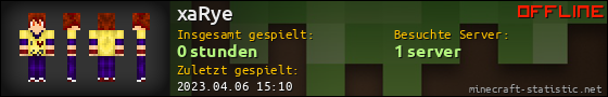 Benutzerleisten 560x90 für xaRye