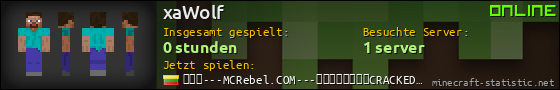 Benutzerleisten 560x90 für xaWolf