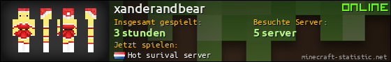 Benutzerleisten 560x90 für xanderandbear