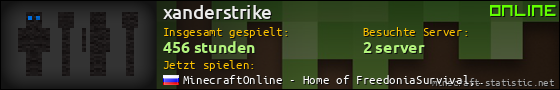 Benutzerleisten 560x90 für xanderstrike