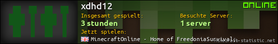 Benutzerleisten 560x90 für xdhd12