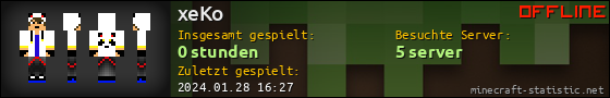 Benutzerleisten 560x90 für xeKo