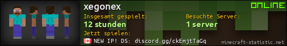 Benutzerleisten 560x90 für xegonex