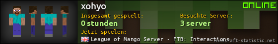 Benutzerleisten 560x90 für xohyo