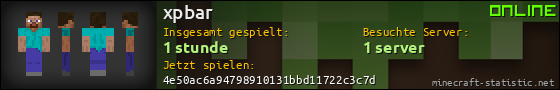 Benutzerleisten 560x90 für xpbar