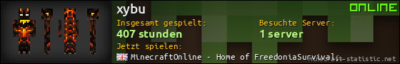 Benutzerleisten 560x90 für xybu