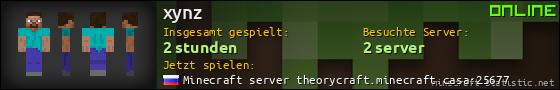 Benutzerleisten 560x90 für xynz