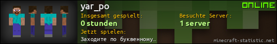 Benutzerleisten 560x90 für yar_po