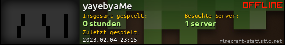 Benutzerleisten 560x90 für yayebyaMe