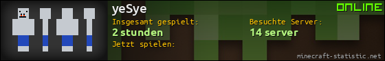 Benutzerleisten 560x90 für yeSye