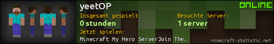 Benutzerleisten 560x90 für yeetOP