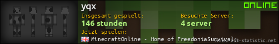 Benutzerleisten 560x90 für yqx