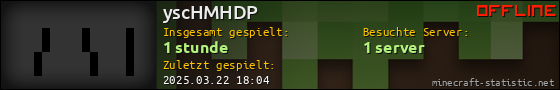 Benutzerleisten 560x90 für yscHMHDP