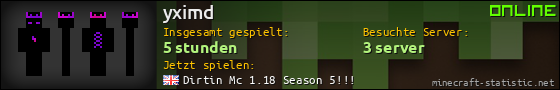 Benutzerleisten 560x90 für yximd