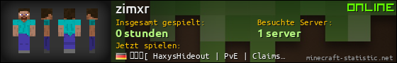 Benutzerleisten 560x90 für zimxr