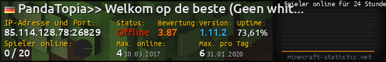 Userbar 560x90 mit Online-Player-Charts für Server 85.114.128.78:26829