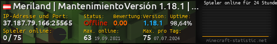 Userbar 560x90 mit Online-Player-Charts für Server 37.187.79.166:25565