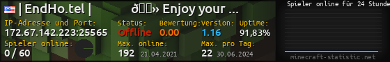 Userbar 560x90 mit Online-Player-Charts für Server 172.67.142.223:25565