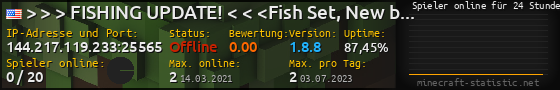 Userbar 560x90 mit Online-Player-Charts für Server 144.217.119.233:25565