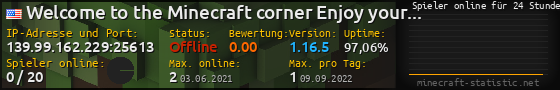 Userbar 560x90 mit Online-Player-Charts für Server 139.99.162.229:25613