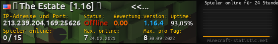 Userbar 560x90 mit Online-Player-Charts für Server 213.239.204.169:25626
